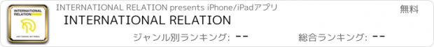 おすすめアプリ INTERNATIONAL RELATION