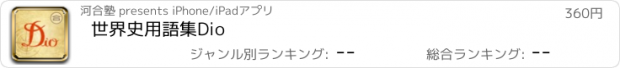 おすすめアプリ 世界史用語集Dio