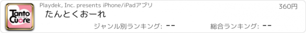 おすすめアプリ たんとくおーれ