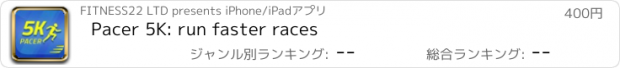 おすすめアプリ Pacer 5K: run faster races