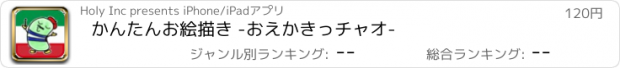 おすすめアプリ かんたんお絵描き -おえかきっチャオ-