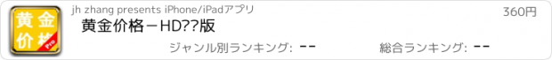 おすすめアプリ 黄金价格－HD专业版