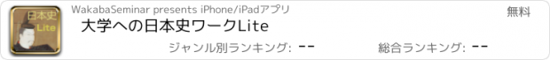 おすすめアプリ 大学への日本史ワークLite