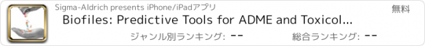 おすすめアプリ Biofiles: Predictive Tools for ADME and Toxicology Studies