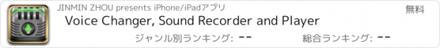 おすすめアプリ Voice Changer, Sound Recorder and Player