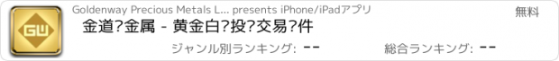 おすすめアプリ 金道贵金属 - 黄金白银投资交易软件