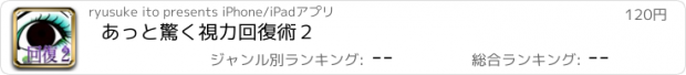 おすすめアプリ あっと驚く視力回復術２