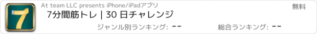 おすすめアプリ 7分間筋トレ | 30 日チャレンジ