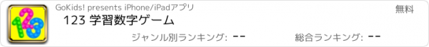 おすすめアプリ 123 学習数字ゲーム