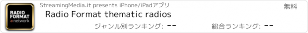 おすすめアプリ Radio Format thematic radios