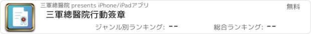 おすすめアプリ 三軍總醫院行動簽章