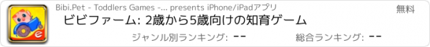おすすめアプリ ビビファーム: 2歳から5歳向けの知育ゲーム