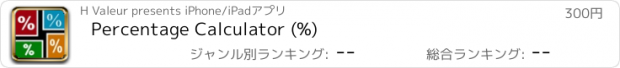 おすすめアプリ Percentage Calculator (%)