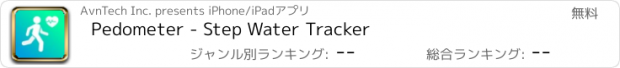 おすすめアプリ Pedometer - Step Water Tracker