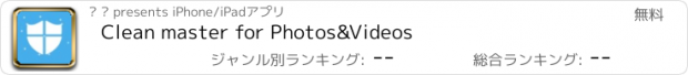 おすすめアプリ Clean master for Photos&Videos