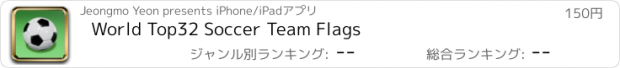 おすすめアプリ World Top32 Soccer Team Flags