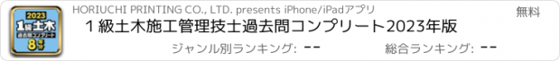 おすすめアプリ １級土木施工管理技士　過去問コンプリート　2023年版