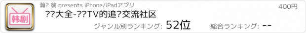 おすすめアプリ 韩剧大全-韩剧TV的追剧交流社区