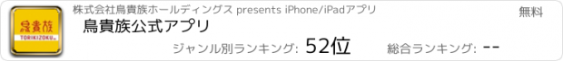 おすすめアプリ 鳥貴族公式アプリ