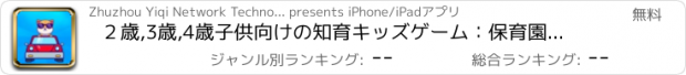 おすすめアプリ ２歳,3歳,4歳子供向けの知育キッズゲーム：保育園の幼児用