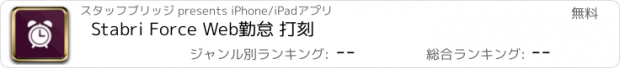 おすすめアプリ Stabri Force Web勤怠 打刻