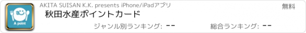 おすすめアプリ 秋田水産ポイントカード