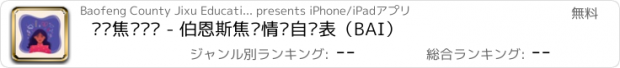 おすすめアプリ 专业焦虑测评 - 伯恩斯焦虑情绪自查表（BAI）