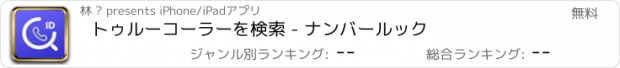 おすすめアプリ トゥルーコーラーを検索 - ナンバールック