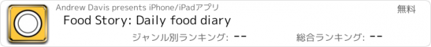 おすすめアプリ Food Story: Daily food diary