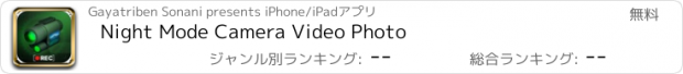 おすすめアプリ Night Mode Camera Video Photo