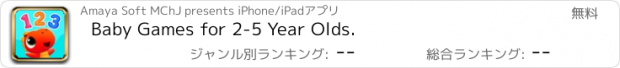 おすすめアプリ Baby Games for 2-5 Year Olds.