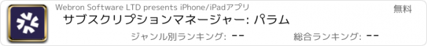 おすすめアプリ サブスクリプションマネージャー: パラム