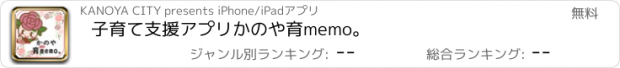 おすすめアプリ 子育て支援アプリ　かのや育memo。