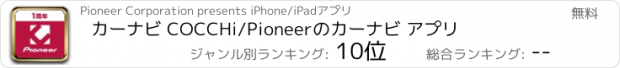 おすすめアプリ カーナビ COCCHi/Pioneerのカーナビ アプリ