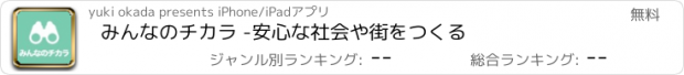 おすすめアプリ みんなのチカラ -安心な社会や街をつくる