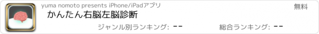 おすすめアプリ かんたん右脳左脳診断