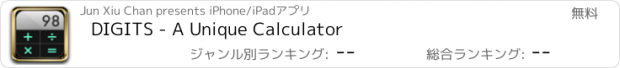 おすすめアプリ DIGITS - A Unique Calculator