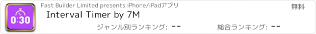 おすすめアプリ Interval Timer by 7M
