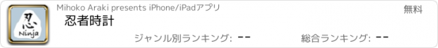 おすすめアプリ 忍者時計