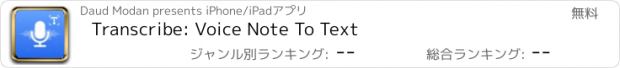 おすすめアプリ Transcribe: Voice Note To Text