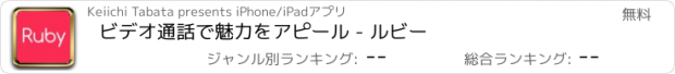 おすすめアプリ ビデオ通話で魅力をアピール - ルビー