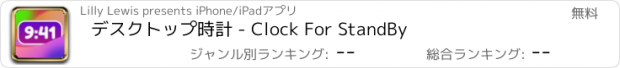 おすすめアプリ デスクトップ時計 - Clock For StandBy