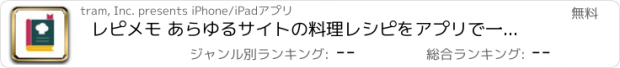 おすすめアプリ レピメモ あらゆるサイトの料理レシピをアプリで一括管理