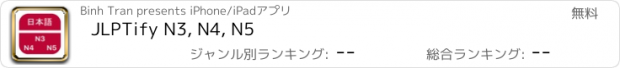 おすすめアプリ JLPTify N3, N4, N5