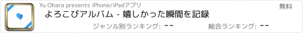 おすすめアプリ よろこびアルバム - 嬉しかった瞬間を記録