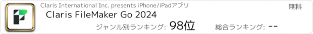 おすすめアプリ Claris FileMaker Go 2024