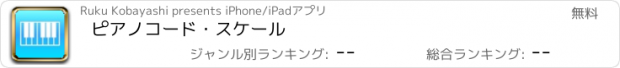 おすすめアプリ ピアノコード・スケール