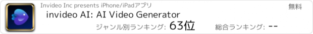 おすすめアプリ invideo AI: AI Video Generator