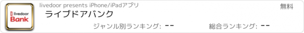 おすすめアプリ ライブドアバンク