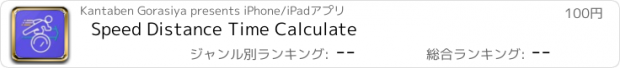 おすすめアプリ Speed Distance Time Calculate